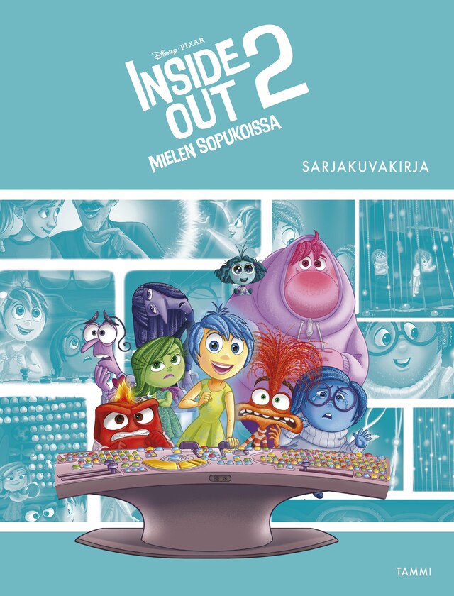 Kirjankansi teokselle Disney Pixar. Inside Out 2. Sarjakuvakirja