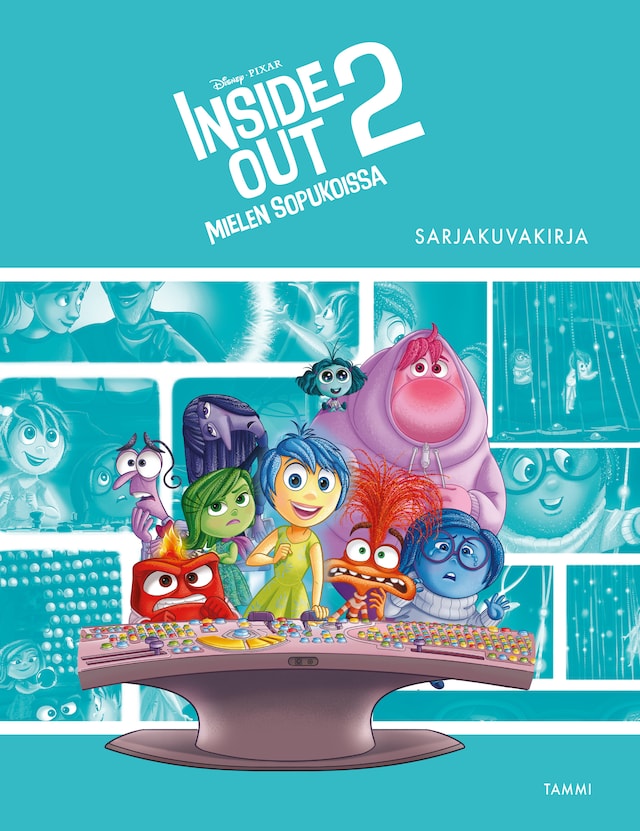 Kirjankansi teokselle Disney Pixar. Inside Out 2. Sarjakuvakirja