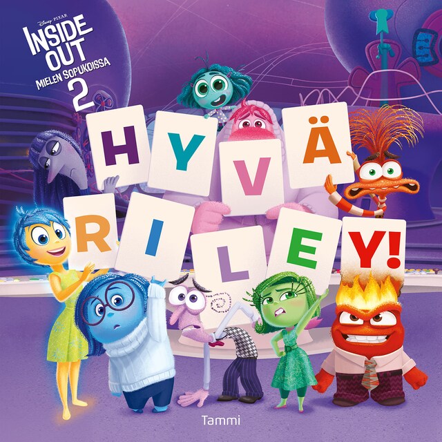 Kirjankansi teokselle Disney Pixar. Inside Out 2. Hyvä Riley!