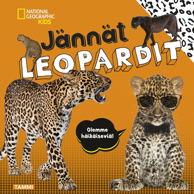 Kirjankansi teokselle National Geographic. Jännät leopardit