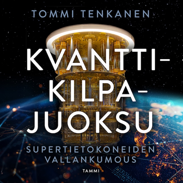 Kirjankansi teokselle Kvanttikilpajuoksu