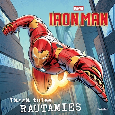 Marvel. Iron Man. Tässä tulee Rautamies. Luen itse