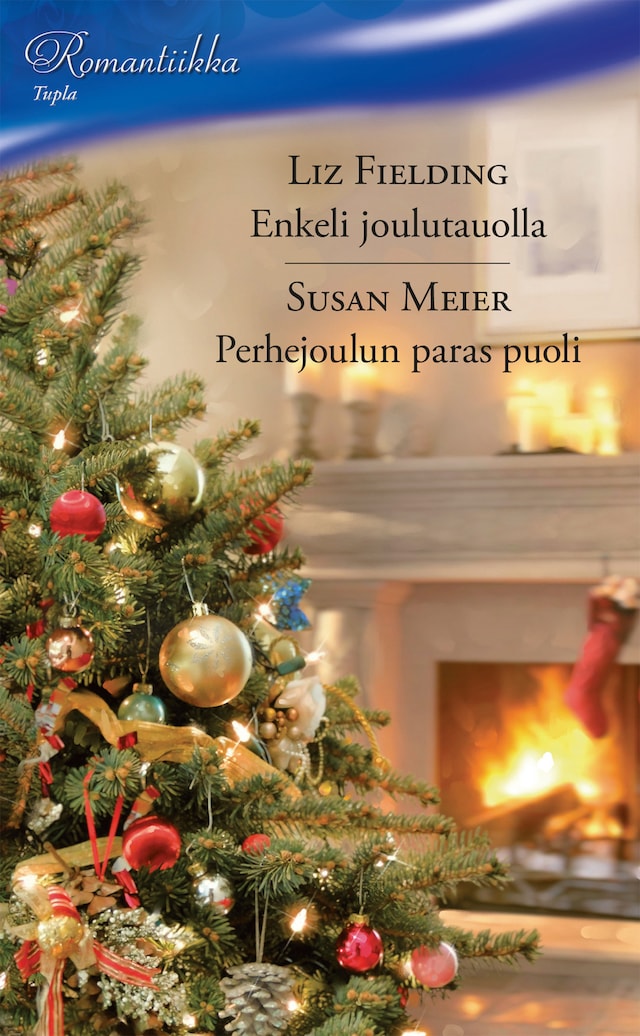 Buchcover für Enkeli joulutauolla / Perhejoulun paras puoli