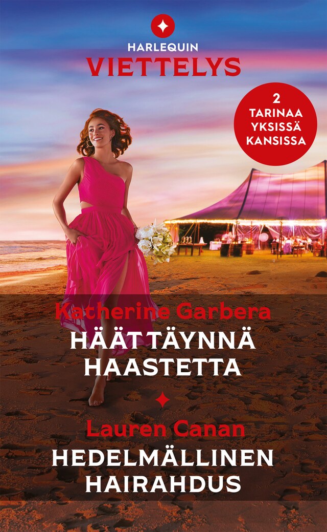 Buchcover für Häät täynnä haastetta/Hedelmällinen hairahdus