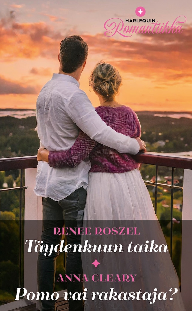 Täydenkuun taika / Pomo vai rakastaja? Book cover for Täydenkuun taika / Pomo vai rakastaja?