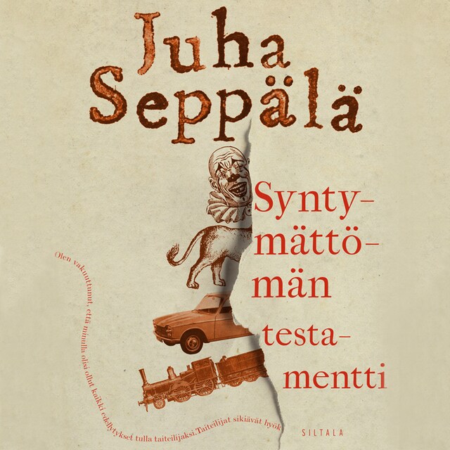 Book cover for Syntymättömän testamentti