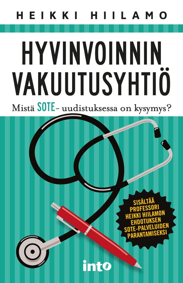 Book cover for Hyvinvoinnin vakuutusyhtiö