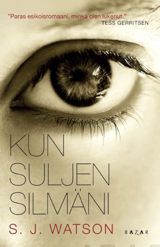 Book cover for Kun suljen silmäni