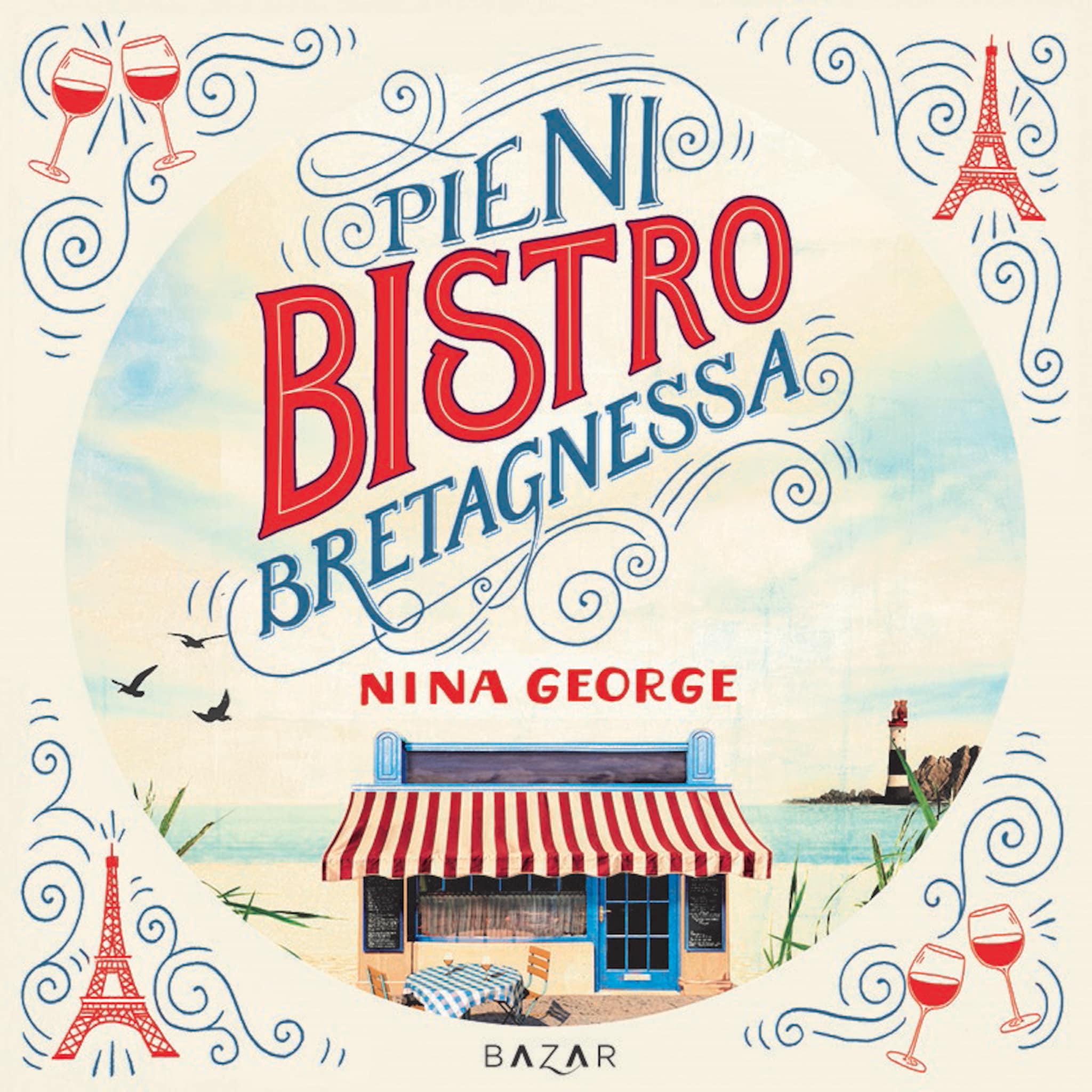 Äänikirjan Pieni bistro Bretagnessa kansikuva