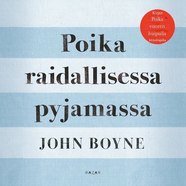 Buchcover für Poika raidallisessa pyjamassa