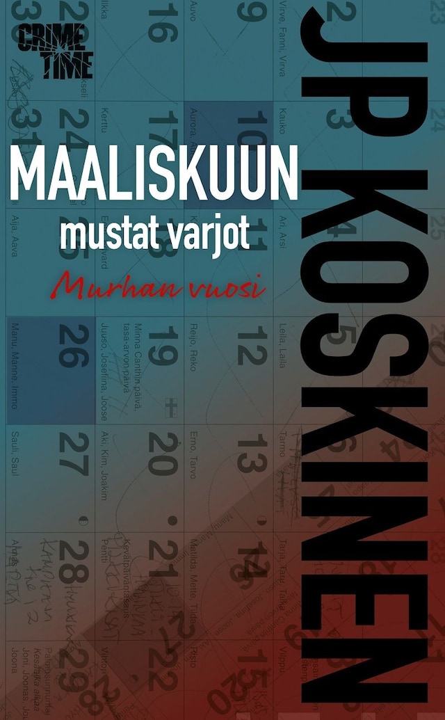 Book cover for Maaliskuun mustat varjot