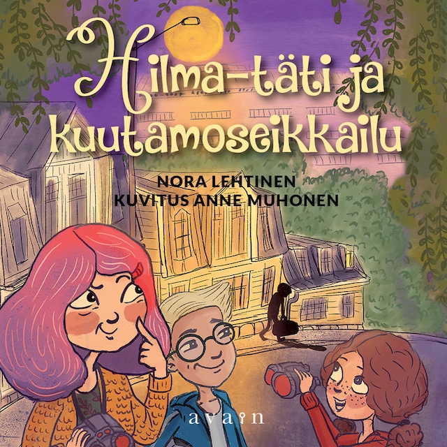 Boekomslag van Hilma-täti ja kuutamoseikkailu