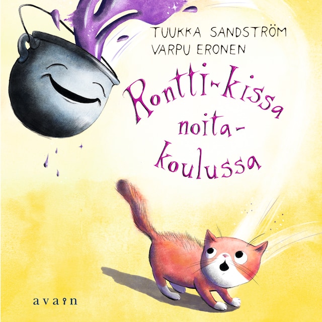 Copertina del libro per Rontti-kissa noitakoulussa