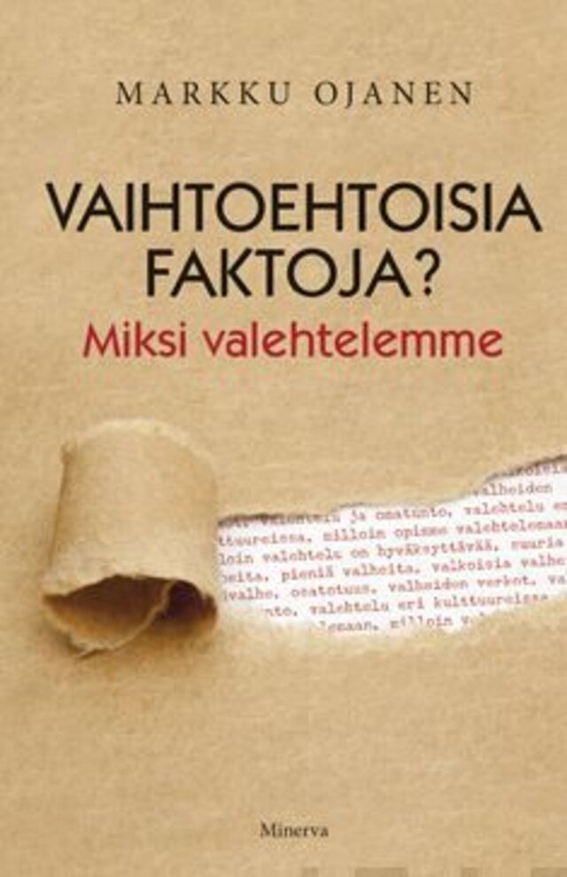 Couverture de livre pour Vaihtoehtoisia faktoja?