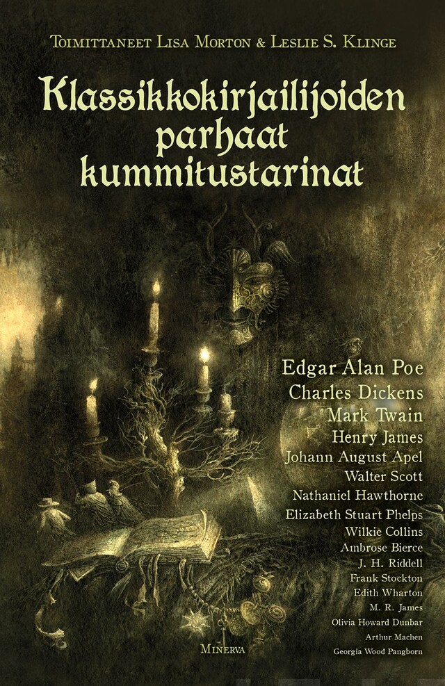 Book cover for Klassikkokirjailijoiden parhaat kummitustarinat