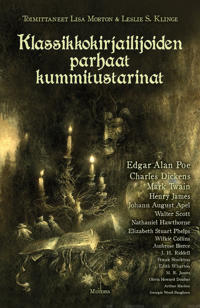 Couverture de livre pour Klassikkokirjailijoiden parhaat kummitustarinat