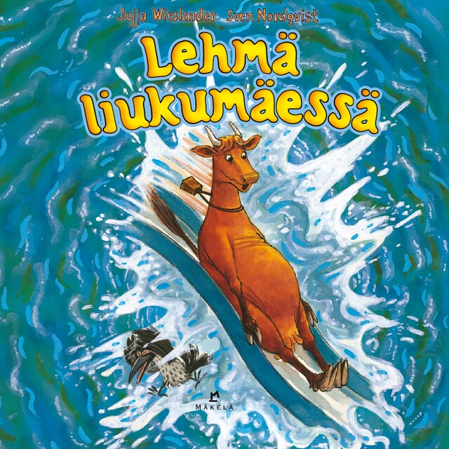 Book cover for Lehmä liukumäessä