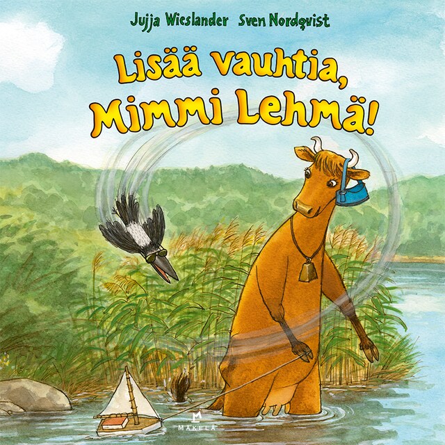 Book cover for Lisää vauhtia, Mimmi Lehmä!