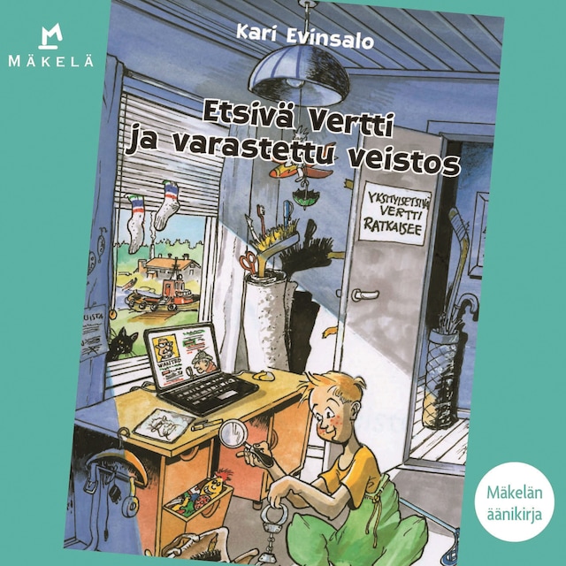Book cover for Etsivä Vertti ja varastettu veistos