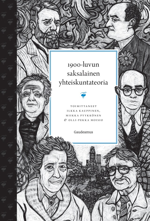 Book cover for 1900-luvun saksalainen yhteiskuntateoria