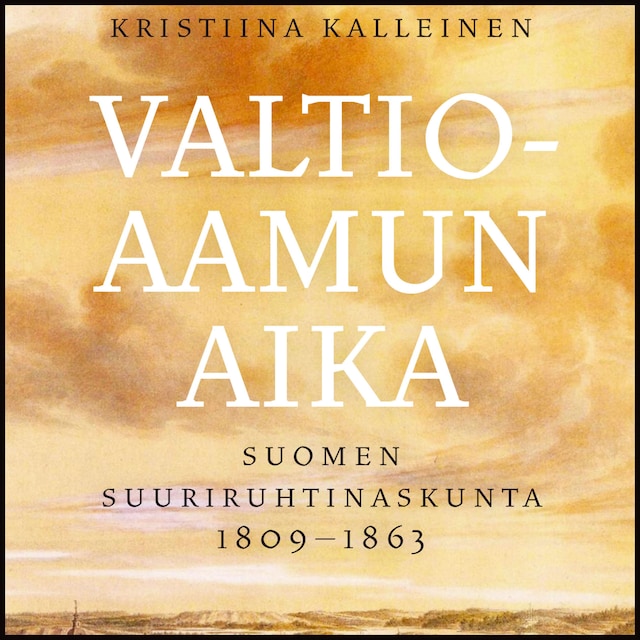 Buchcover für Valtioaamun aika