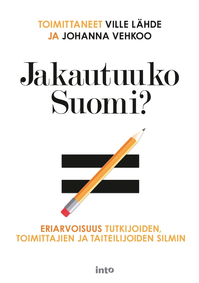 Book cover for Jakautuuko Suomi?