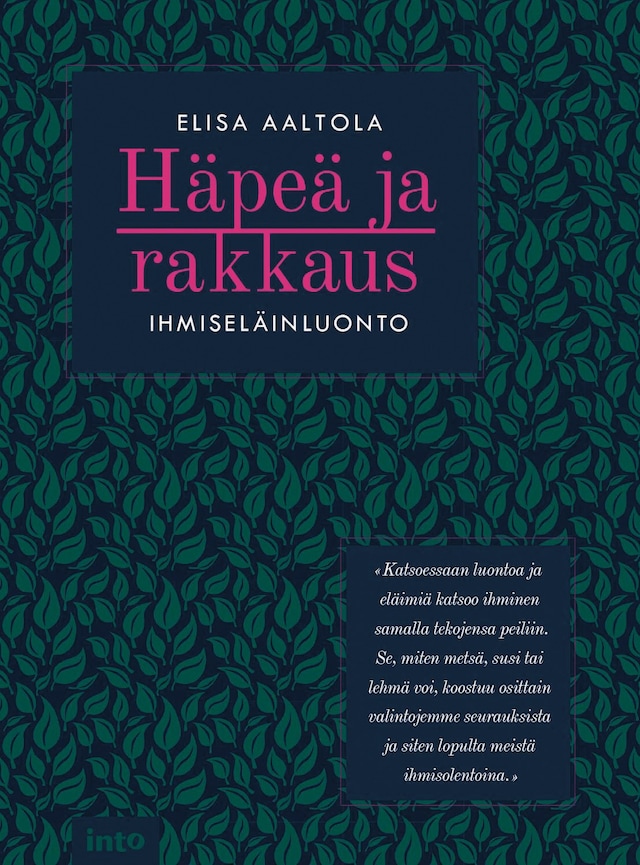Book cover for Häpeä ja rakkaus