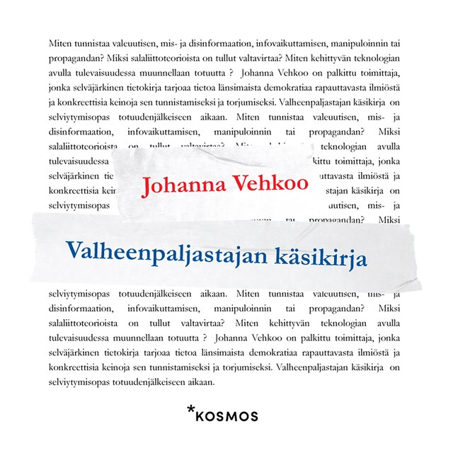 Book cover for Valheenpaljastajan käsikirja