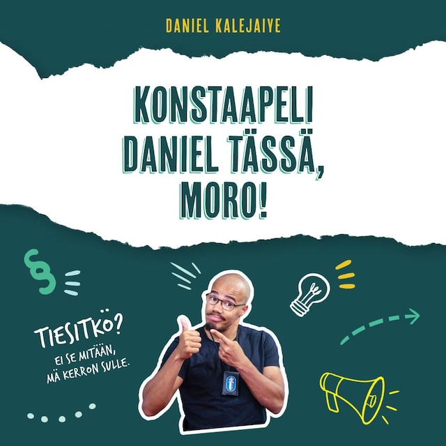 Book cover for Konstaapeli Daniel tässä, moro!