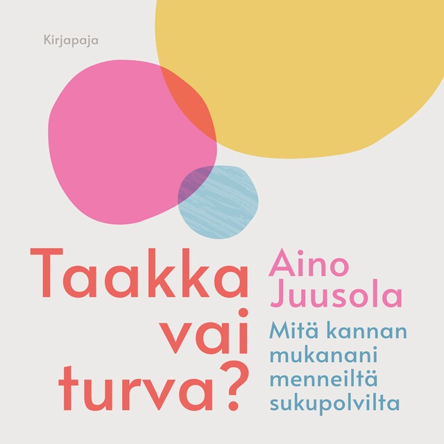 Copertina del libro per Taakka vai turva?