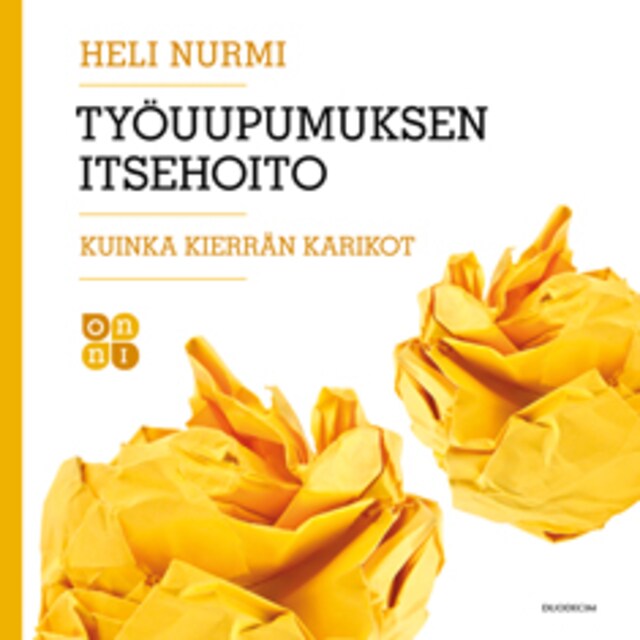 Copertina del libro per Työuupumuksen itsehoito