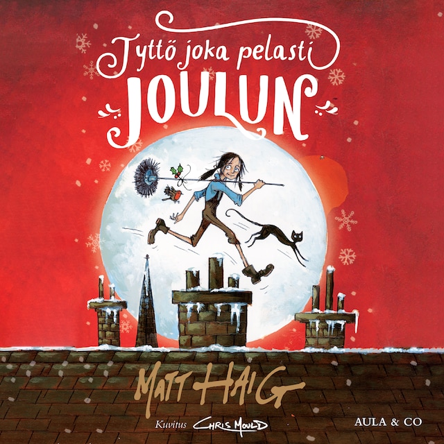 Book cover for Tyttö joka pelasti joulun