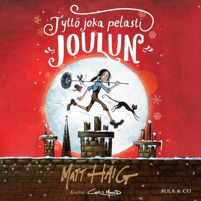 Book cover for Tyttö joka pelasti joulun