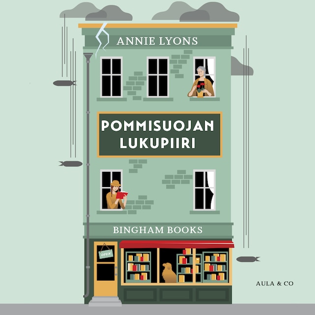 Kirjankansi teokselle Pommisuojan lukupiiri