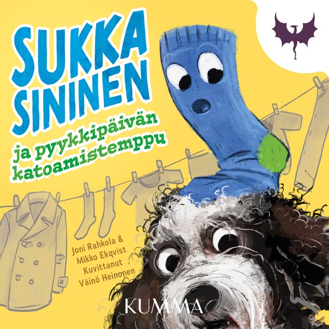 Book cover for Sukka Sininen ja pyykkipäivän katoamistemppu