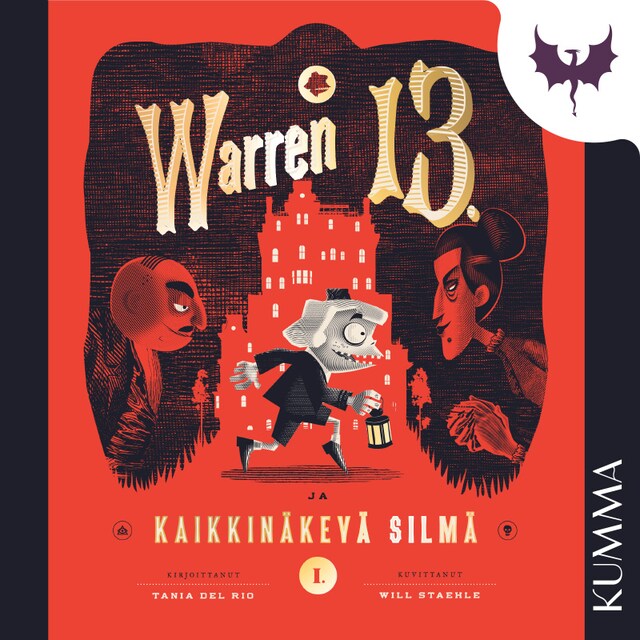 Kirjankansi teokselle Warren 13. ja Kaikkinäkevä silmä