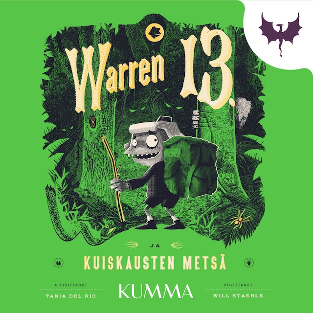 Book cover for Warren 13. ja kuiskausten metsä