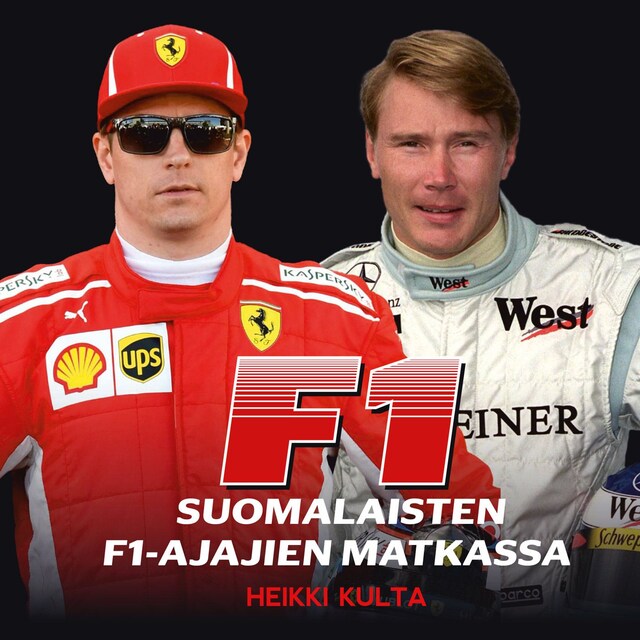 Copertina del libro per F1 - Suomalaisten F1-ajajien matkassa