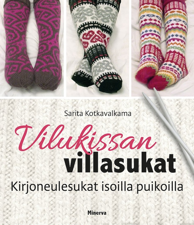 Kirjankansi teokselle Vilukissan villasukat