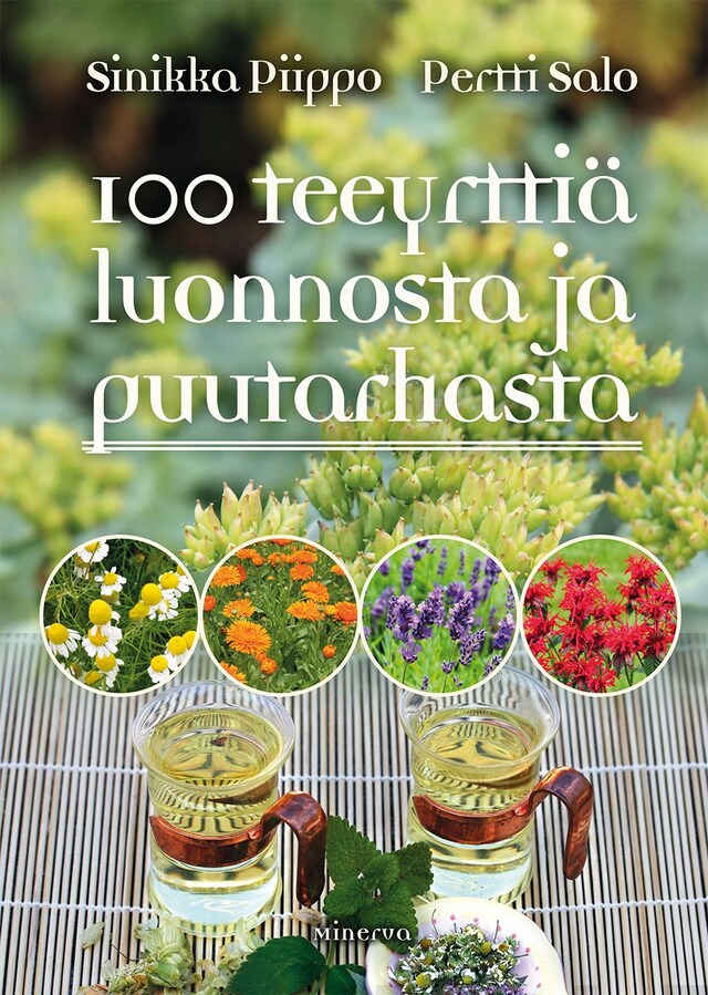 Portada de libro para 100 teeyrttiä luonnosta ja puutarhasta