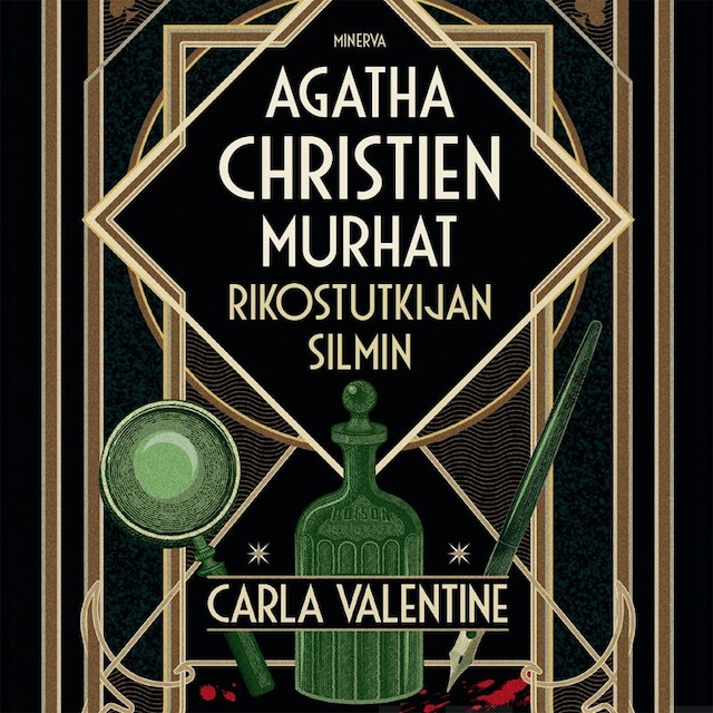 Book cover for Agatha Christien murhat rikostutkijan silmin