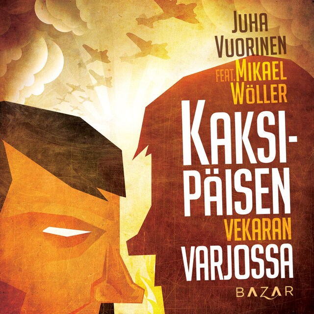 Book cover for Kaksipäisen vekaran varjossa