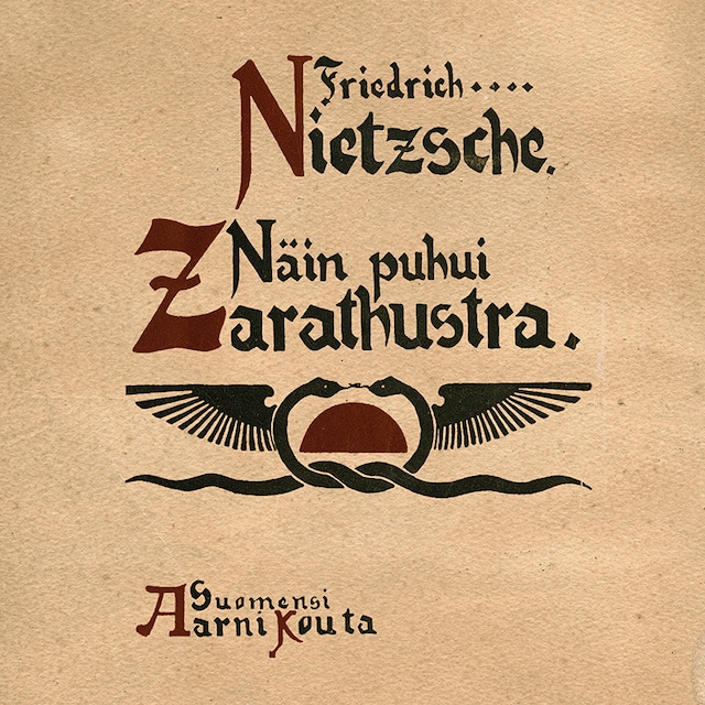 Copertina del libro per Näin puhui Zarathustra