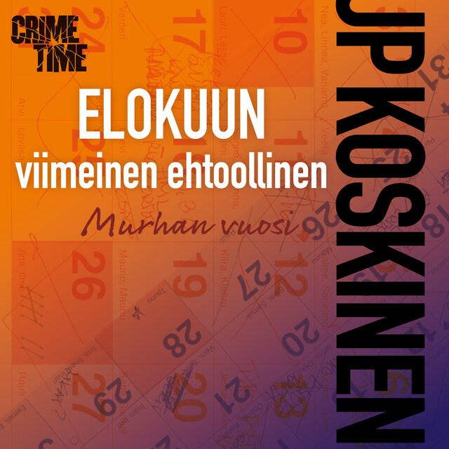 Copertina del libro per Elokuun viimeinen ehtoollinen