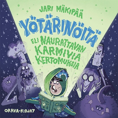 Yötärinöitä eli naurattavan karmivia kertomuksia - Äänikirja - Jari Mäkipää