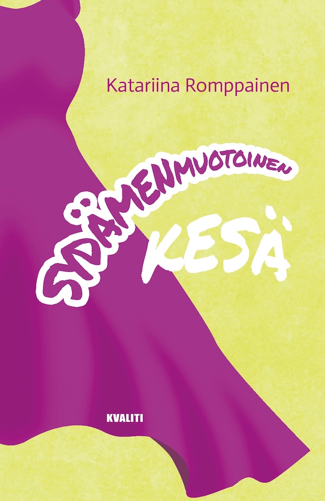 Book cover for Sydämenmuotoinen kesä