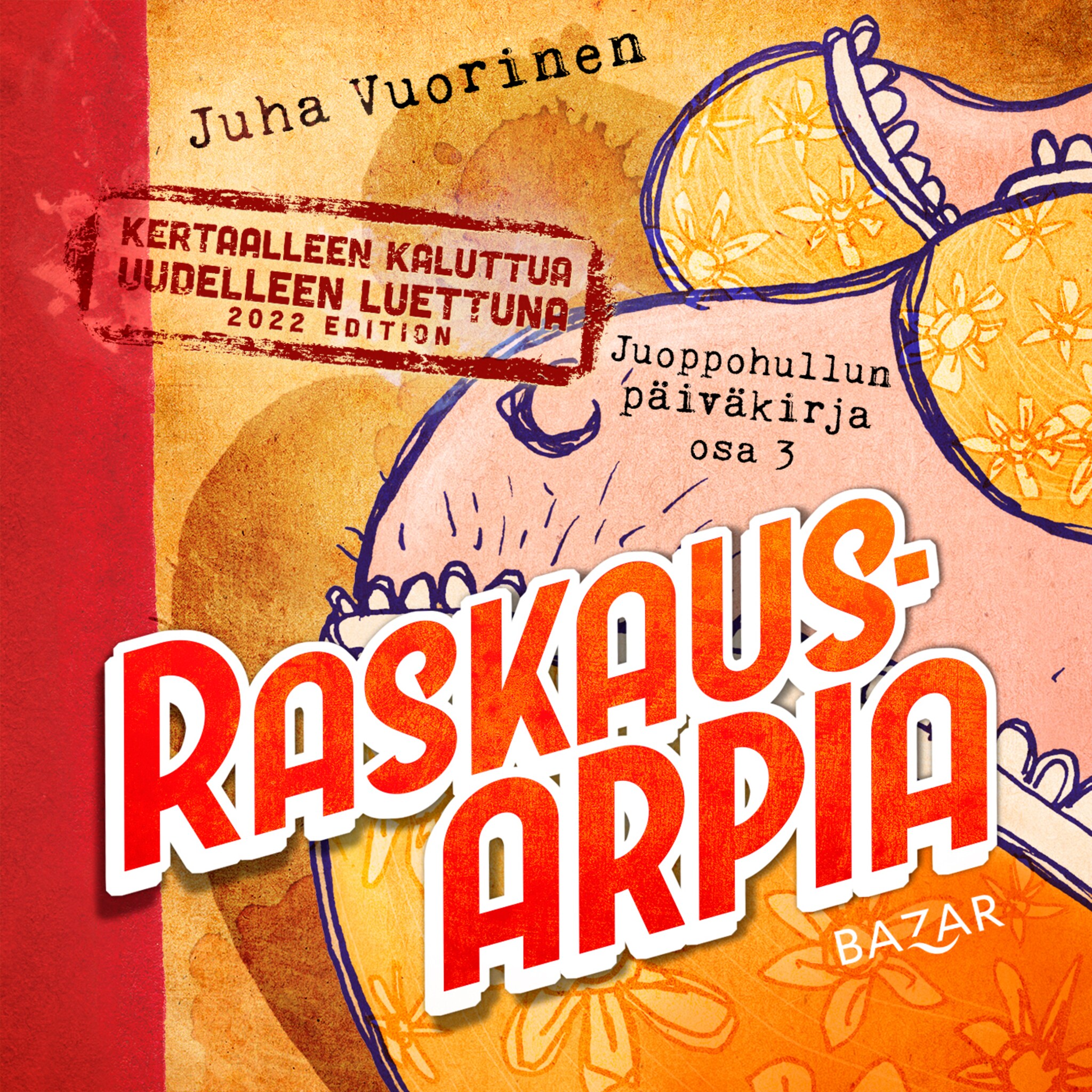 Äänikirjan Raskausarpia kansikuva