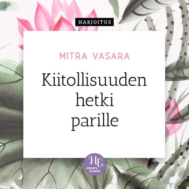 Portada de libro para Kiitollisuuden hetki parille