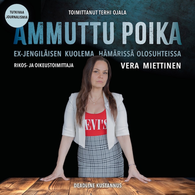 Kirjankansi teokselle Ammuttu poika