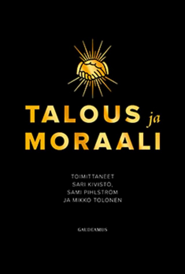 Portada de libro para Talous ja moraali